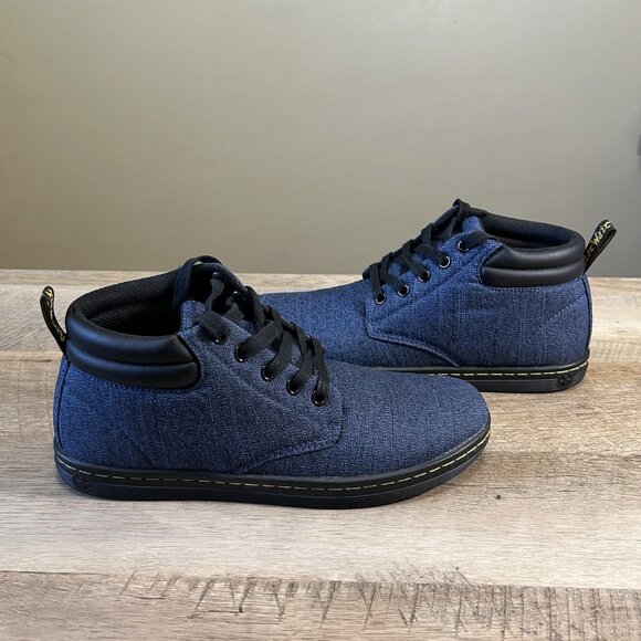 Dr. Martens Belmont Blue Ankle Boots Size 9 - Picture 3 of 5